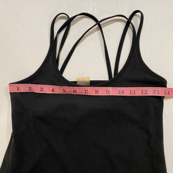 Calia by Carrie Underwood Black Strappy Back Tank Top Size Small Activewear - Picture 4 of 4